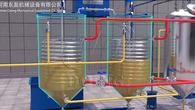vegetable oil degumming and deacidification machine