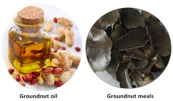 groundnut oil and groundnut meals