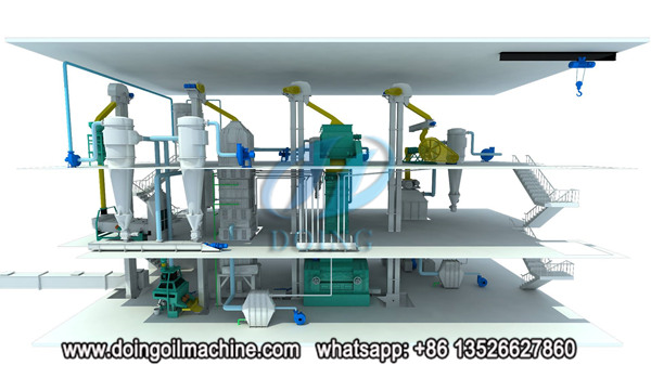 soybean oil processing machine 