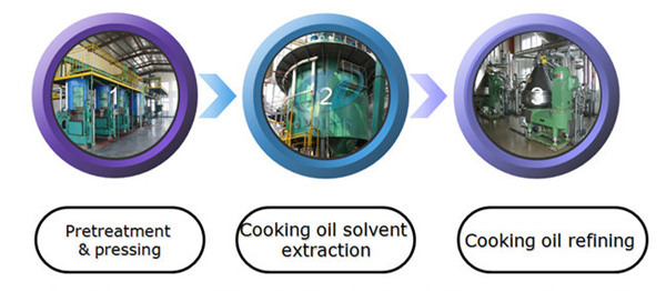 Rapeseed oil processing plant 