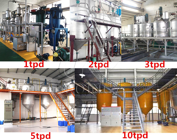 sunflower oil refining machine 