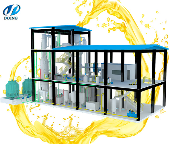 sunflower oil refining machine 