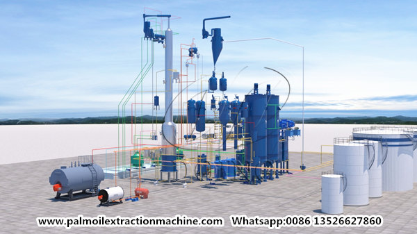 palm oil refining machine 