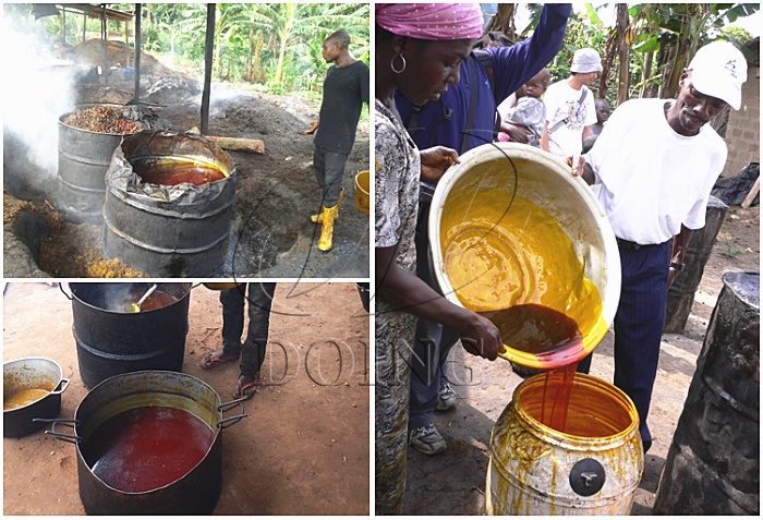 palm oil filtering method