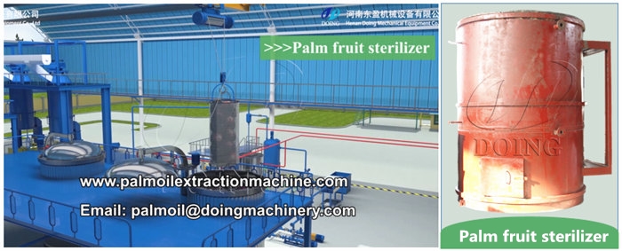 palm fruit sterilizer machine