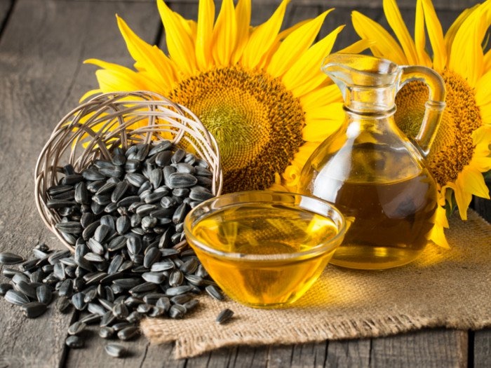 sunflower seeds and sunflower oil