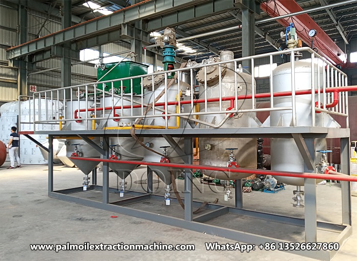 cooking oil refining machine