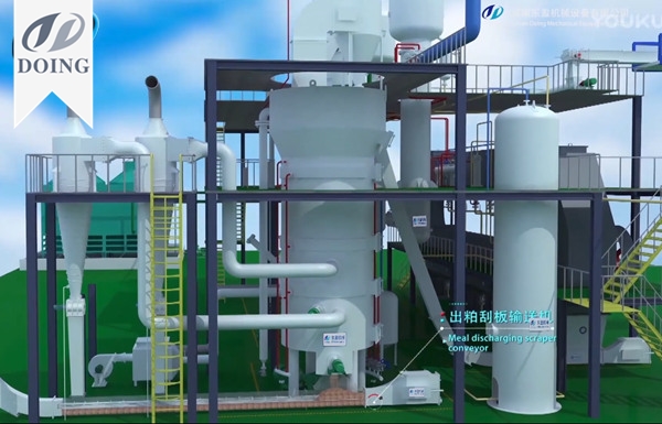 rice bran oil solvent extraction plant