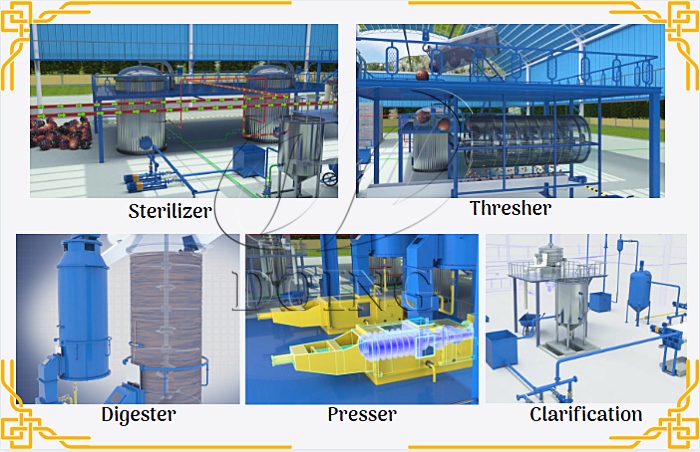 palm oil processing machine