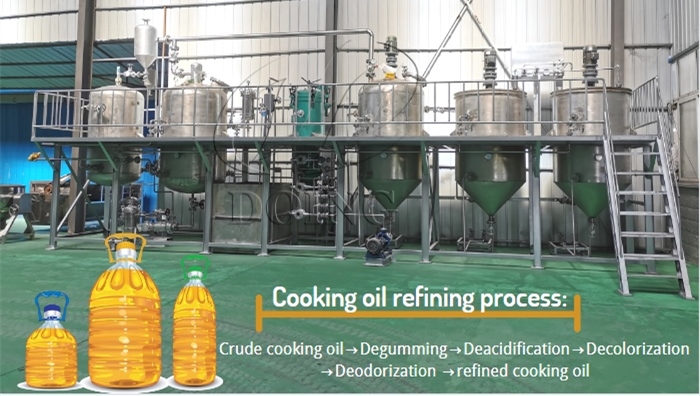 edible oil refinery plant 