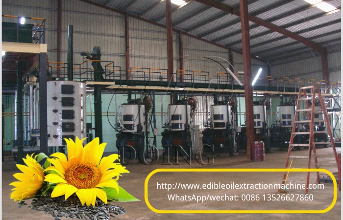 sunflower oil processing machine