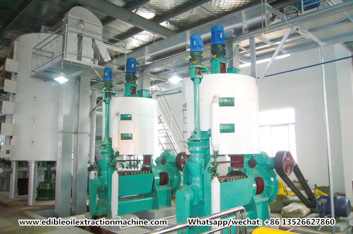 peanut oil processing plant