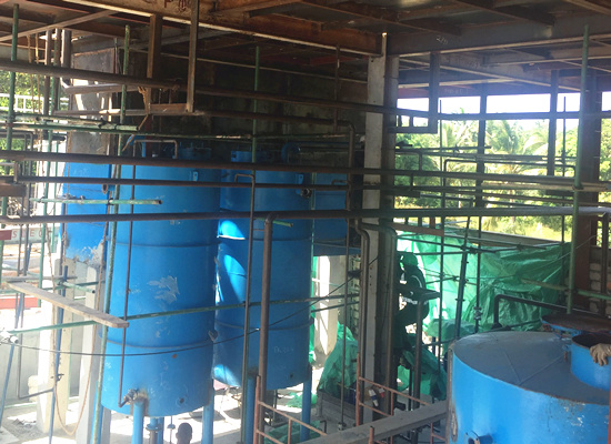Fully Continuous Refining & Fractionation Plant palm oil refining & fractionation plant is installing