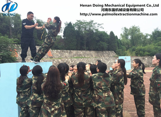 Doing team participated 2 Days & 1 Night outward bound training in Dengfeng