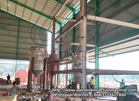 Indonesia 5tpd palm oil refinery project is being installed