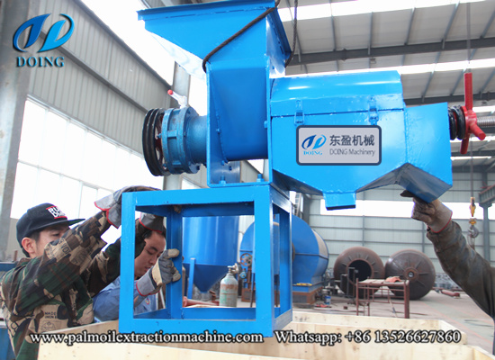 Mini palm oil expeller machine will be exported to Gabon