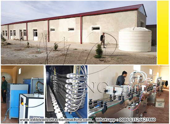 Sunflower oil blowing machine and filling machine is installing in Uzbekistan