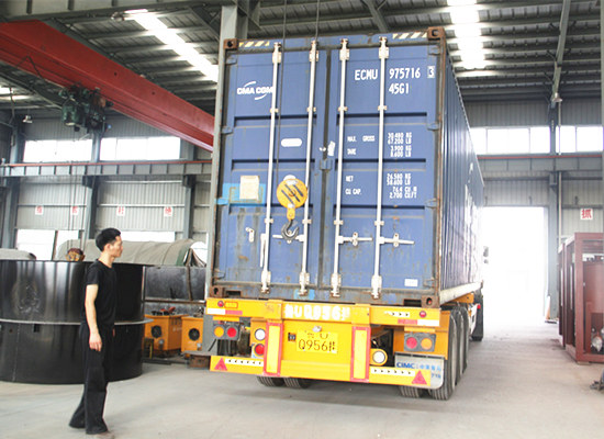 Indonesia 1tph palm oil extraction machine is ready for delivery