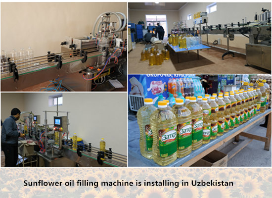 Sunflower oil filling machine is installing in Uzbekistan