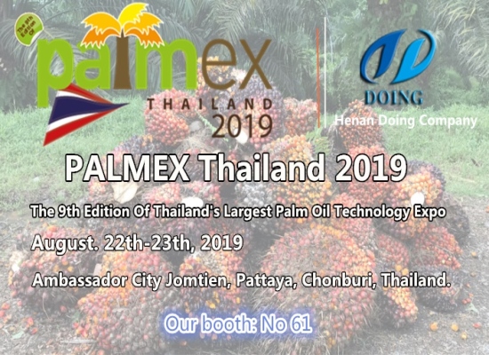 Doing Company will attend the 9th Edition Of Thailand's Largest Palm Oil Technology Expo