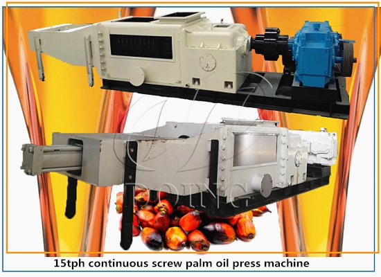 15tph automatic continuous screw palm oil expeller machine working video and customer feedback