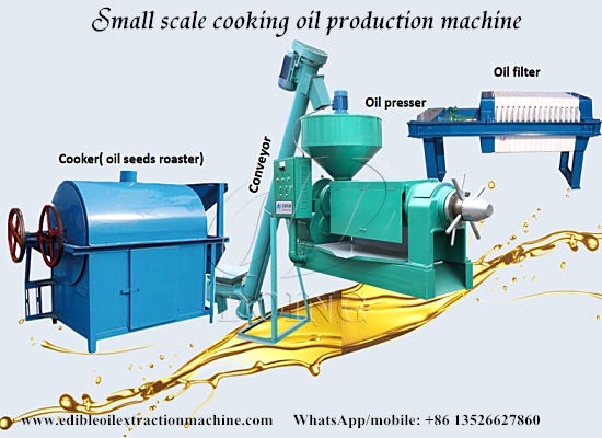 1-30 tons per day cooking oil production machine working video