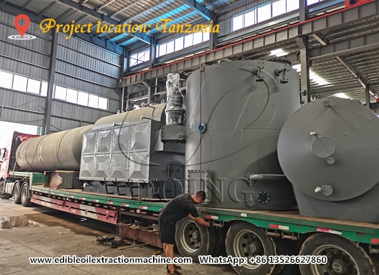 20tpd sunflower oil cake solvent extraction plant will be delivery to Tanzania