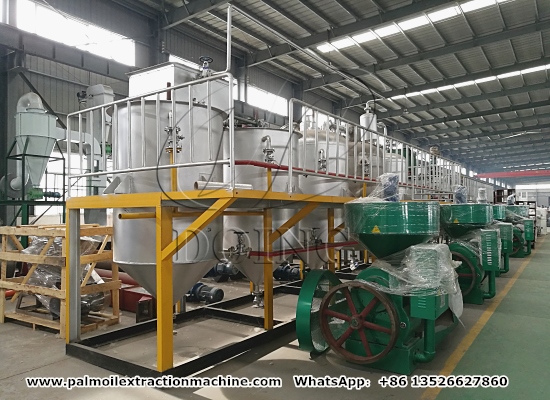 Promotional video of palm oil processing machine manufacturer's production ability