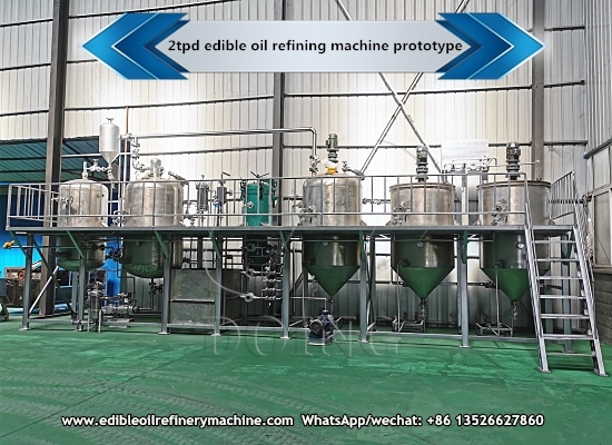 What should you consider when ordering an edible oil refinery plant?