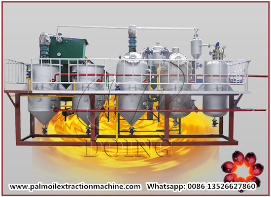 Small cooking oil refining machine, edible oil refinery machinery video
