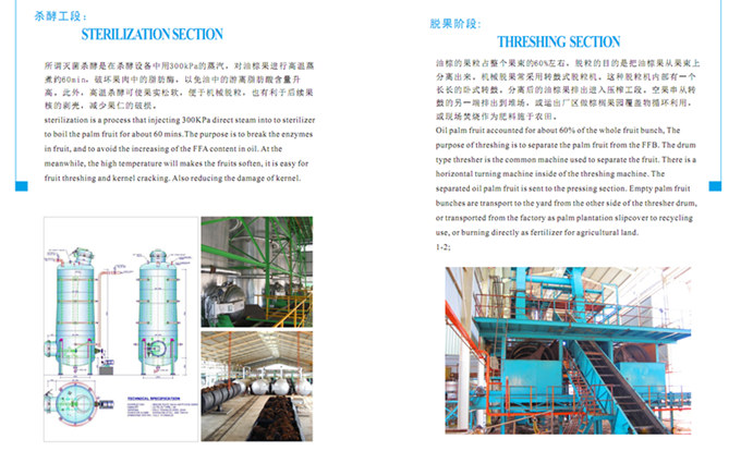 palm oil processing machine 