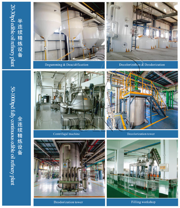 edible oil refinery plant 