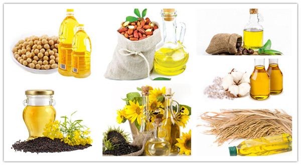 rew materials of edible oil extraction machine 