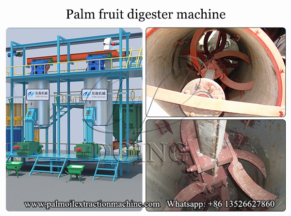 palm fruit digesting machine 