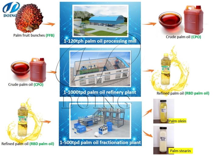 palm oil processing machine 